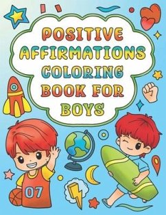Positive Affirmations Coloring Book for Boys - Nallis, Chloe