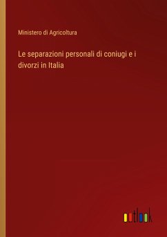 Le separazioni personali di coniugi e i divorzi in Italia