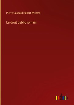 Le droit public romain