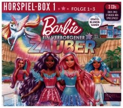 Barbie - Hörspiel-Box mit Blumentütchen