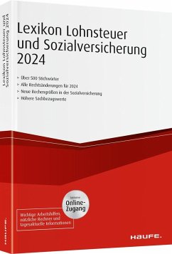 Cover Lexikon Lohnsteuer und Sozialversicherung 2024 plus Onlinezugang