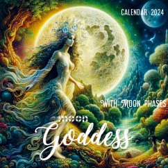 Moon Goddess with Moon phases - Liana J.F. Romeijn