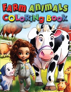 Farm Animals Coloring Book For Kids - Mwangi, James