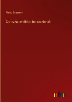 Certezza del diritto internazionale - Esperson, Pietro