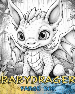 BABY DRAGES Fargebok - Books, Baby Dragons Coloring