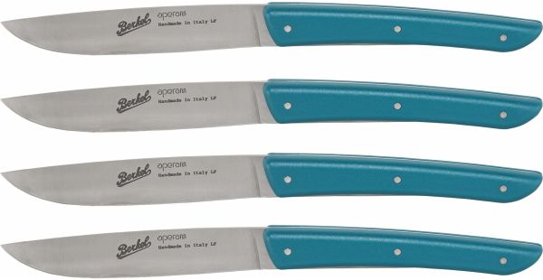 Berkel Steakmesser-Set 4-tlg. Color blu petrolio