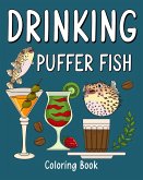 Drinking Puffer Fish Coloring Book