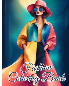 Cover Fashion Coloring Book For Teens