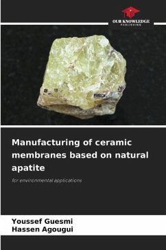 Manufacturing of ceramic membranes based on natural apatite - Guesmi, Youssef;Agougui, Hassen