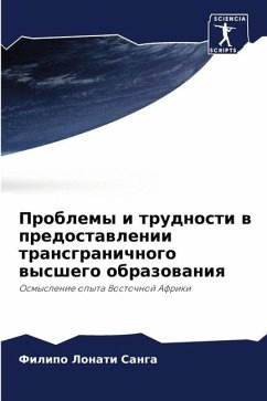 Problemy i trudnosti w predostawlenii transgranichnogo wysshego obrazowaniq - Sanga, Filipo Lonati