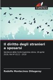 Il diritto degli stranieri a sposarsi