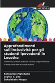 Approfondimenti sull'inclusività per gli studenti ipovedenti in Lesotho