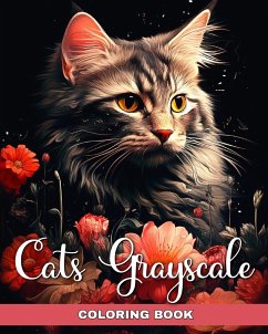 Cats Grayscale Coloring Book - Peay, Regina