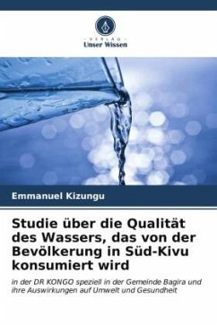 Studie über die Qualität des Wassers, das von der Bevölkerung in Süd-Kivu konsumiert wird - Kizungu, Emmanuel