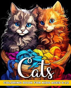 Cats Coloring Book for Kids Ages 8-12 - Peay, Regina
