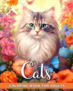 Cats Coloring Book for Adults - Peay, Regina