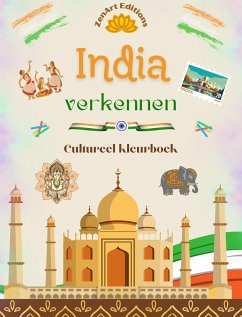 India verkennen - Cultureel kleurboek - Creatieve ontwerpen van Indiase symbolen - Editions, Zenart