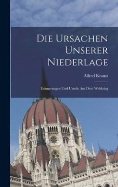 Die Ursachen Unserer Niederlage - Krauss, Alfred