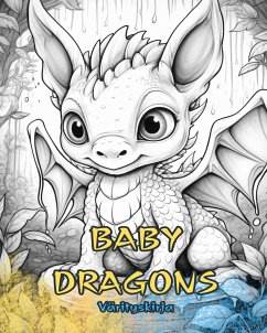BABY DRAGONS Värityskirja - Books, Baby Dragons Coloring