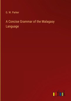 A Concise Grammar of the Malagasy Language