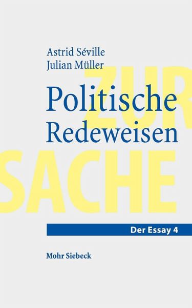 Politische Redeweisen (eBook, PDF) Politische Redeweisen (eBook, PDF)