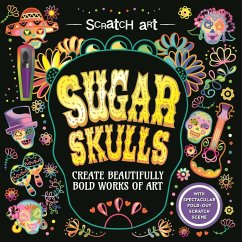 Scratch Art: Sugar Skulls-Adult Scratch Art Activity Book - Igloobooks