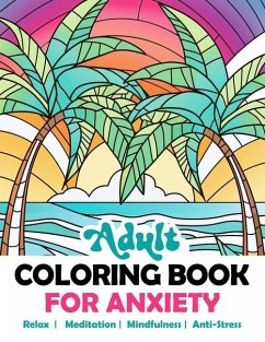Adult Coloring Book For Anxiety - Design, Cami