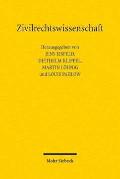 Cover Zivilrechtswissenschaft (eBook, PDF)