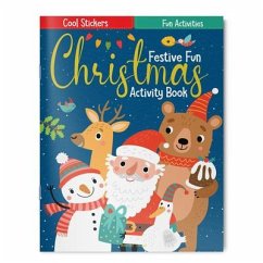 Festive Fun Christmas Activity Book with Stickers - Wonder House Books