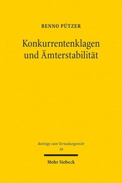 Cover Konkurrentenklagen und Ämterstabilität (eBook, PDF)