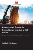 Processus et étapes de l'exploitation minière à ciel ouvert