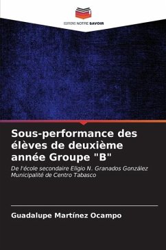 Sous-performance des élèves de deuxième année Groupe 