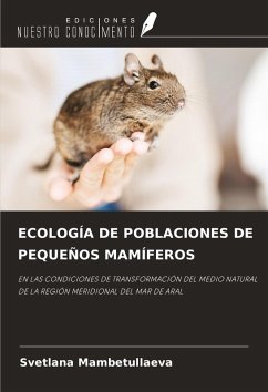 Cover ECOLOGÍA DE POBLACIONES DE PEQUEÑOS MAMÍFEROS