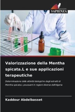 Valorizzazione della Mentha spicata.L e sue applicazioni terapeutiche - Abdelbasset, Kaddour