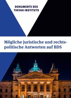 Cover Mo¨gliche juristische und rechtspolitische Antworten auf BDS (eBook, PDF)