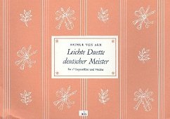 Cover Leichte Duette deutscher Meister für c''-Sopranflöte und Violine Partitur