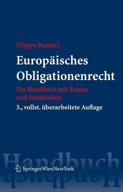 Europäisches Obligationenrecht (eBook, PDF) - Ranieri, Filippo