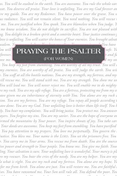 Praying the Psalter (FOR WOMEN) (eBook, ePUB) - Rapp, David