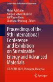 Proceedings of the 9th International Conference and Exhibition on Sustainable Energy and Advanced Materials