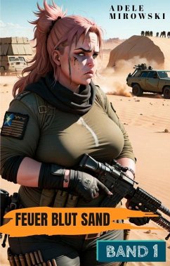 Cover Feuer Blut Sand Band 1 Postapokalyptische Action Literatur (eBook, ePUB)