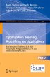 Optimization, Learning Algorithms and... - Bild 1