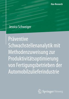 Präventive Schwachstellenanalytik mit Methodenzuweisung zur Produktivitätsoptimierung von Fertigungsbetrieben der Automobilzulieferindustrie - Schweiger, Jessica