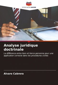 Cover Analyse juridique doctrinale