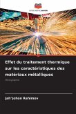 Effet du traitement thermique sur les caractéristiques des matériaux métalliques