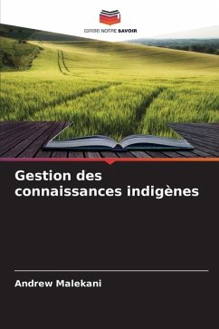 Gestion des connaissances indigènes - Malekani, Andrew