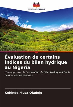 Cover Évaluation de certains indices du bilan hydrique au Nigeria