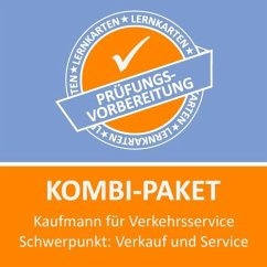 Kombi-Paket Kauffrau für Verkehrsservice Schwerpunkt Verkauf und Service Lernkarten - Christiansen, Jennifer; Rung-Kraus, M.