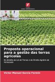 Proposta operacional para a gestão das terras agrícolas