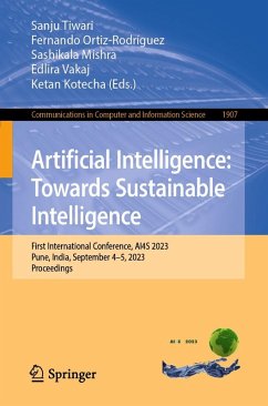 Cover Artificial Intelligence: Towards Sustainable Intelligence (eBook, PDF)