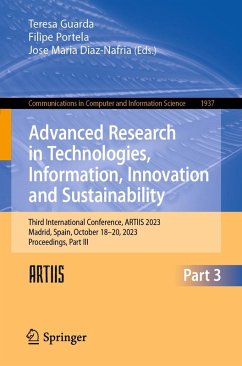 Advanced Research in Technologies, Information, Innovation and Sustainability (eBook, PDF)